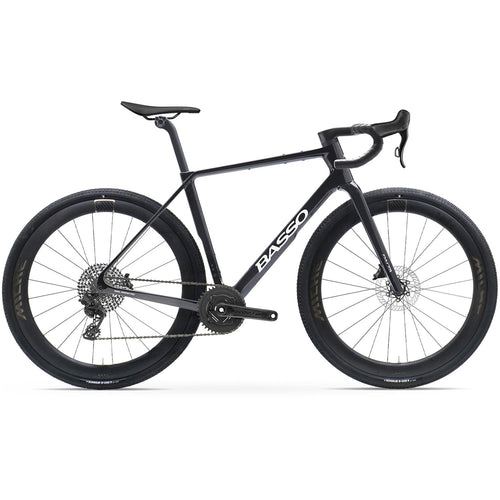 Basso Palta III Record X Wireless Gravel Bike, Carbon Chrome Black
