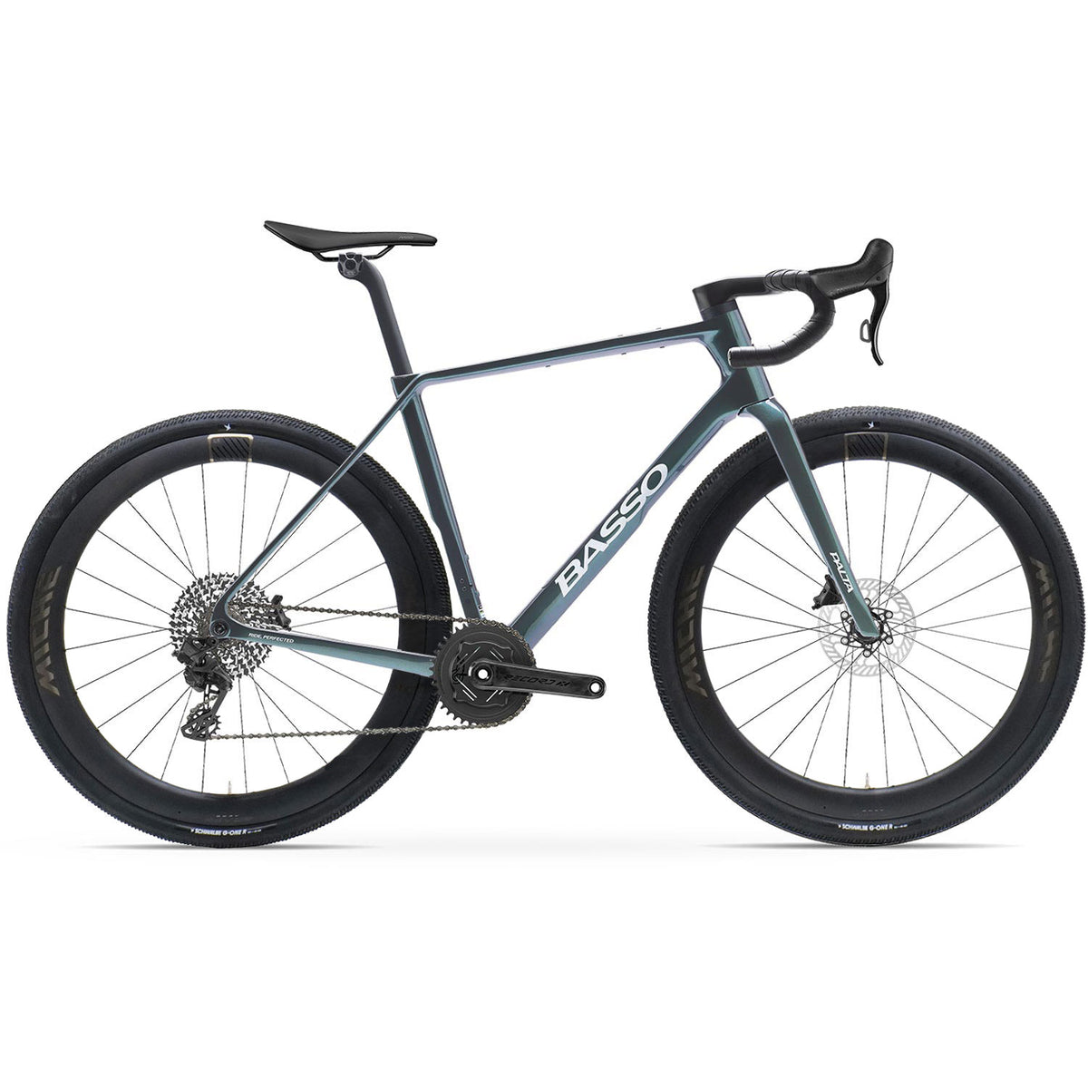 Basso Palta III Record X Wireless Gravel Bike, Galaxy Dream