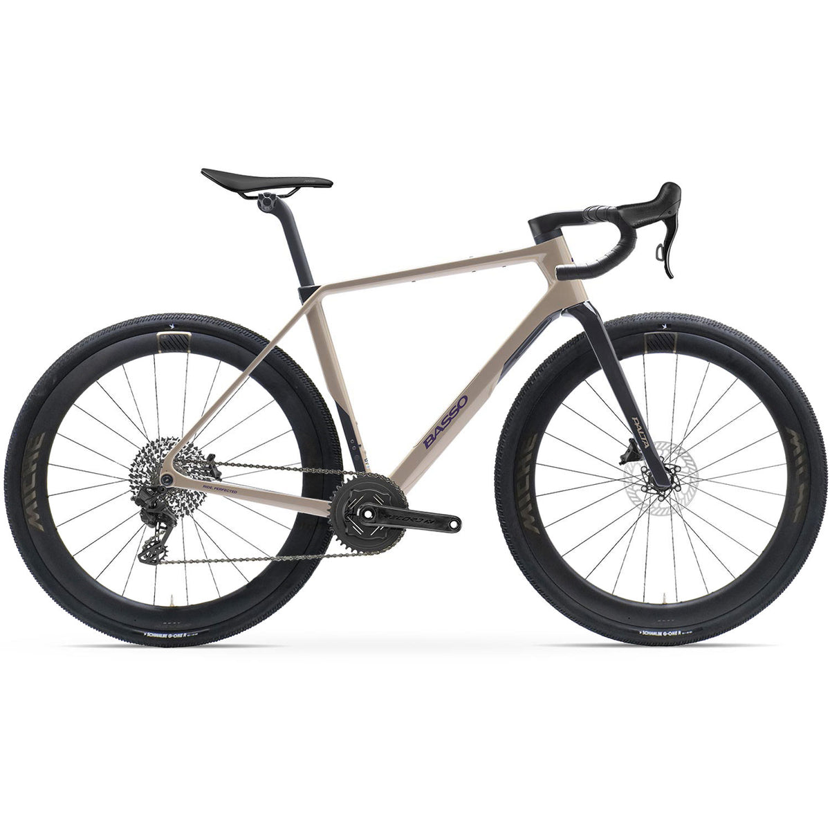 Basso Palta III Record X Wireless Gravel Bike, Purple Dust