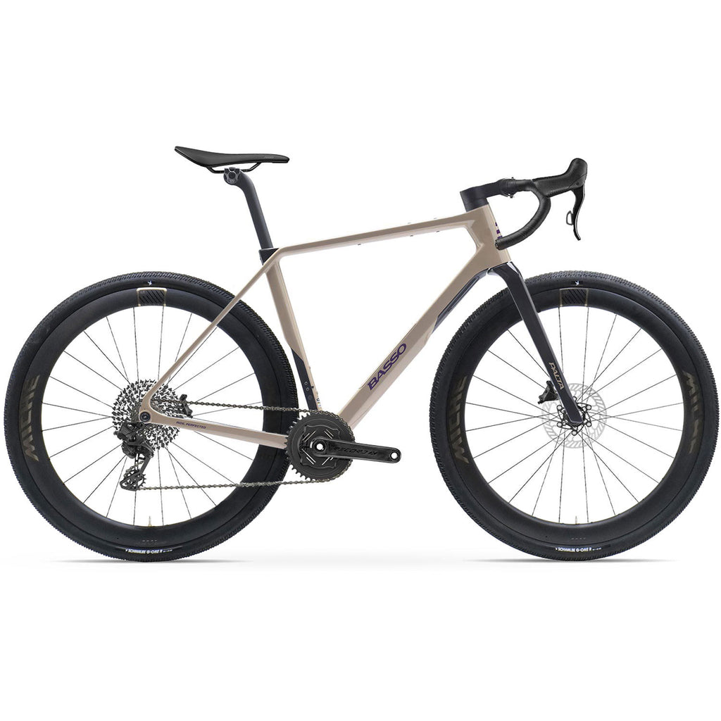 Basso Palta III Record X Wireless Gravel Bike, Purple Dust