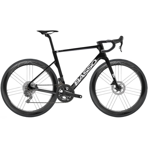 Basso SV Record Wireless 13-Speed Road Bike, Pure Black, view 1
