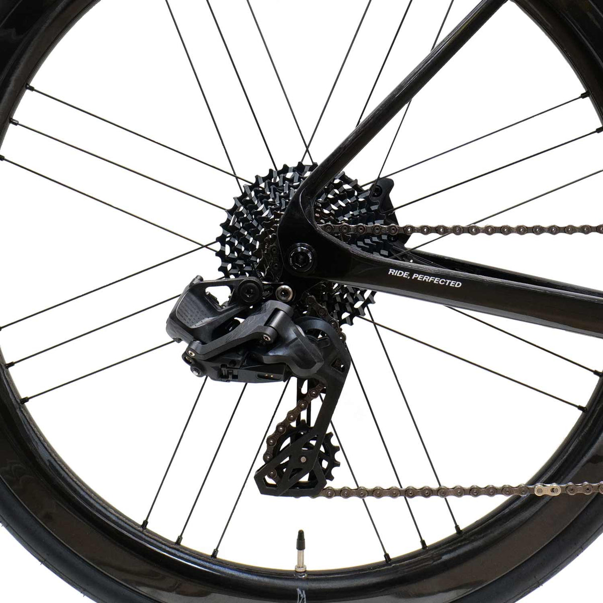 Basso SV Record Wireless 13-Speed Road Bike, Pure Black, view 8
