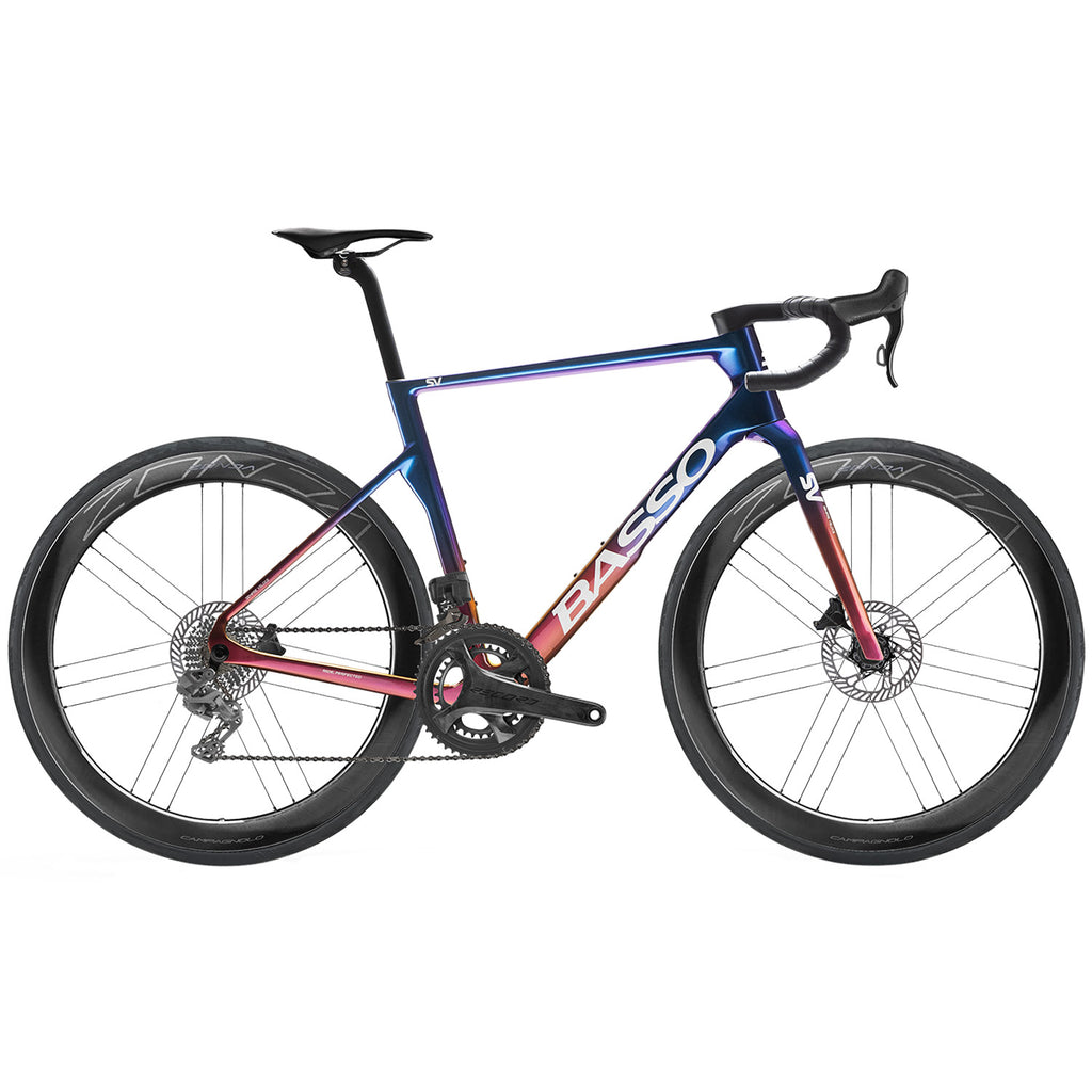 Basso SV Record Wireless 13-Speed Road Bike, Viola Galaxy, view 1