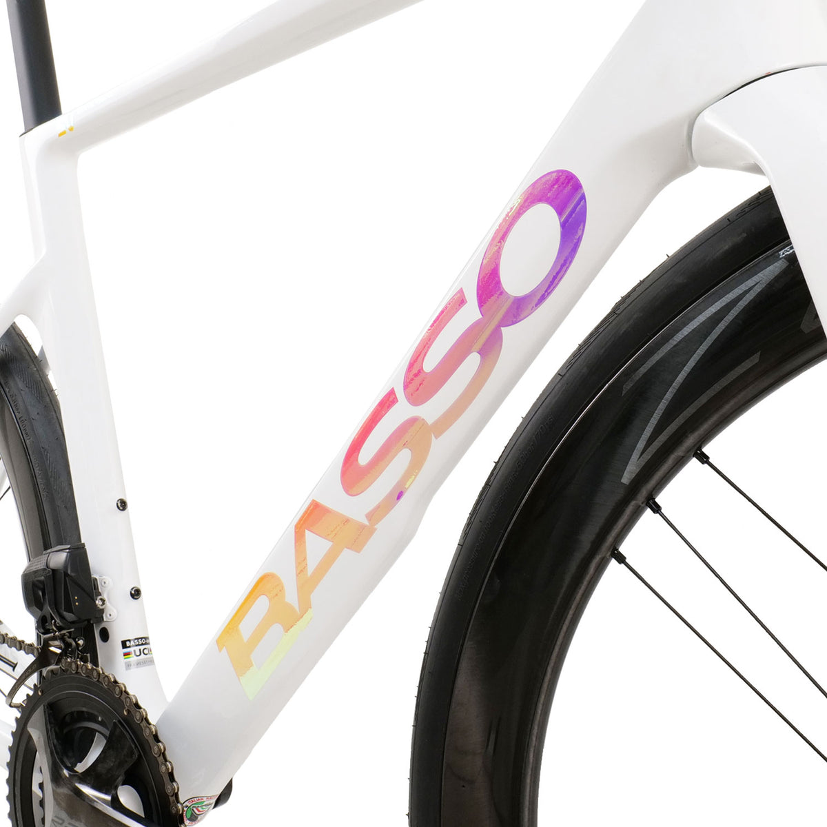 Basso SV Record Wireless 13-Speed Road Bike, Zenith White, view 6