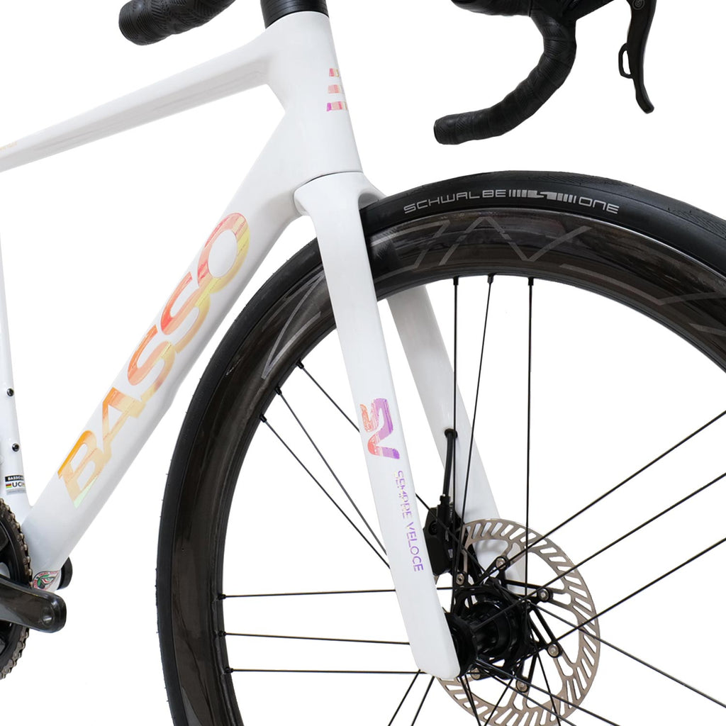 Basso SV Record Wireless 13-Speed Road Bike, Zenith White, view 7