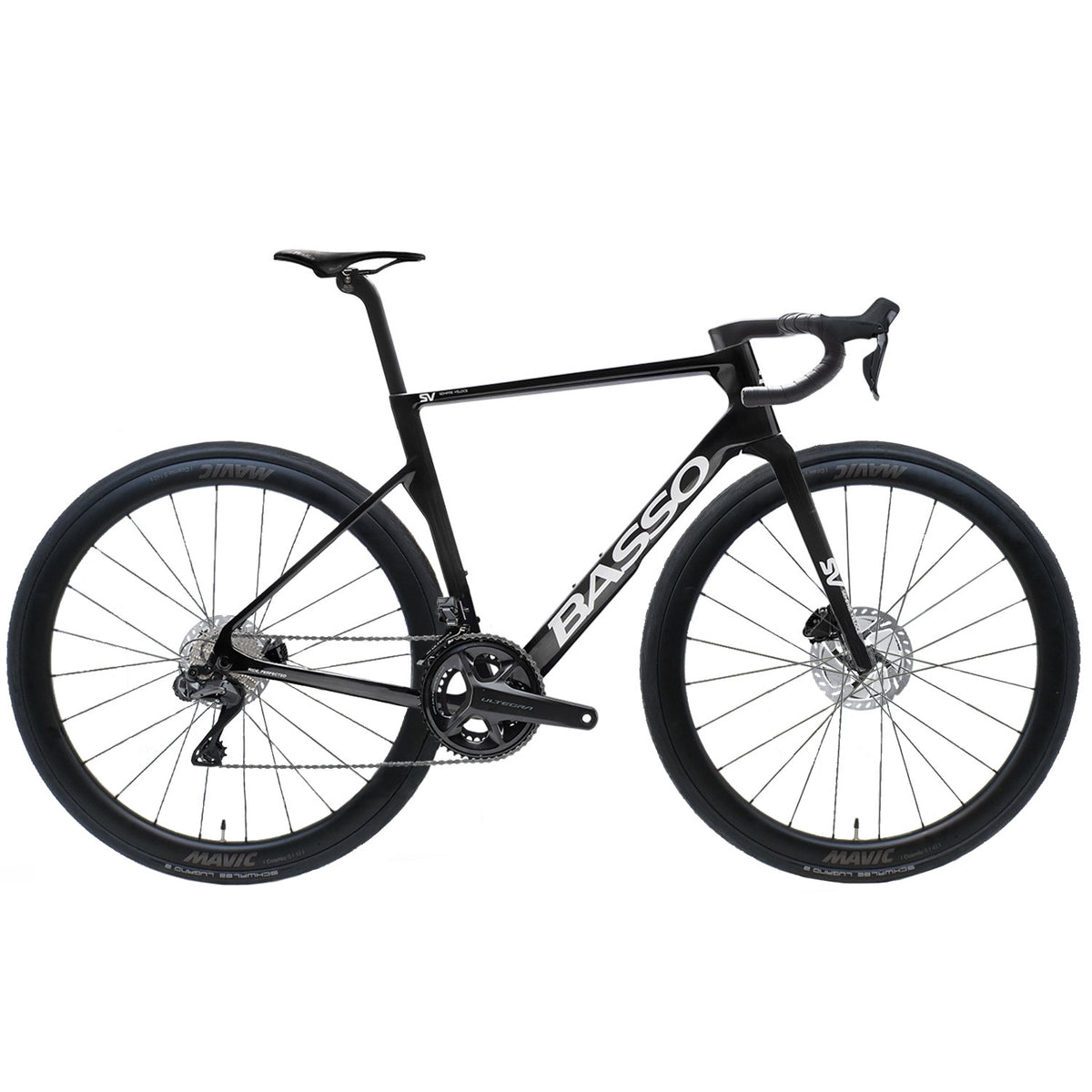 Basso SV Ultegra Di2 Road Bike, Pure Black