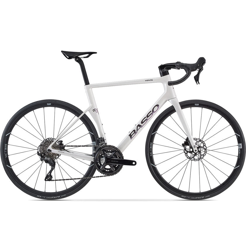 Basso Venta R 105 12-Speed Road Bike, Pearl White