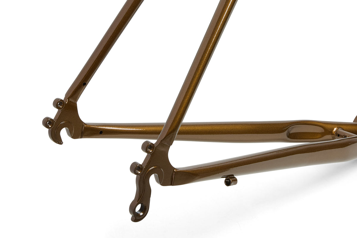 Brother Mr Wooden rim brake bosses and rear dropout