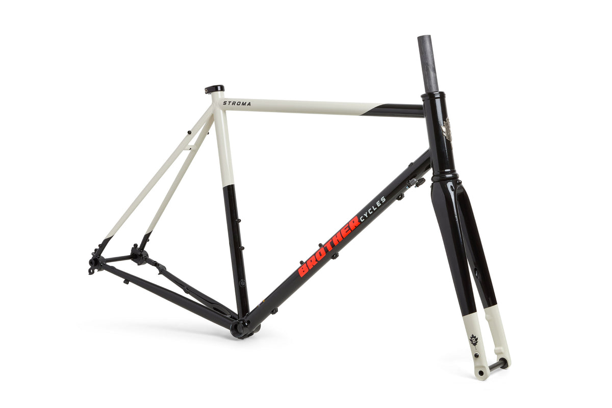 Brother Stroma carbon road fork with mudguard eyelets, Black