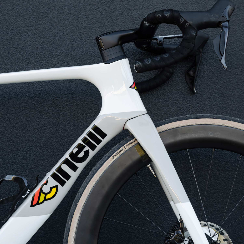 Cinelli Aeroscoop Ultegra Di2 Aero Road Bike, Coral White, view 8
