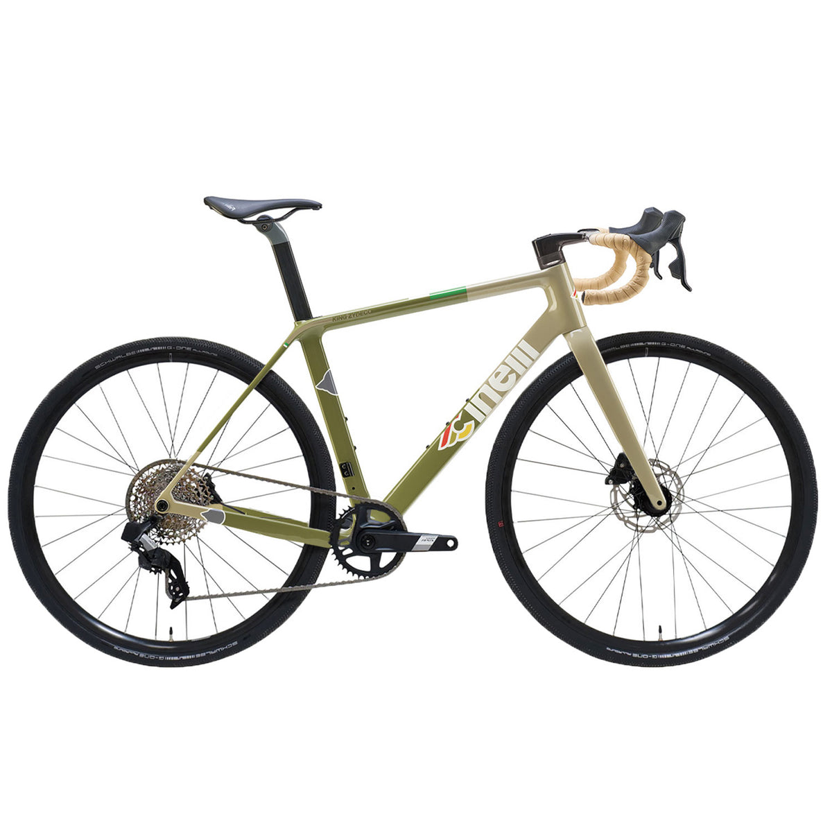 Cinelli King Zydeco II Apex AXS Gravel Bike, Sage