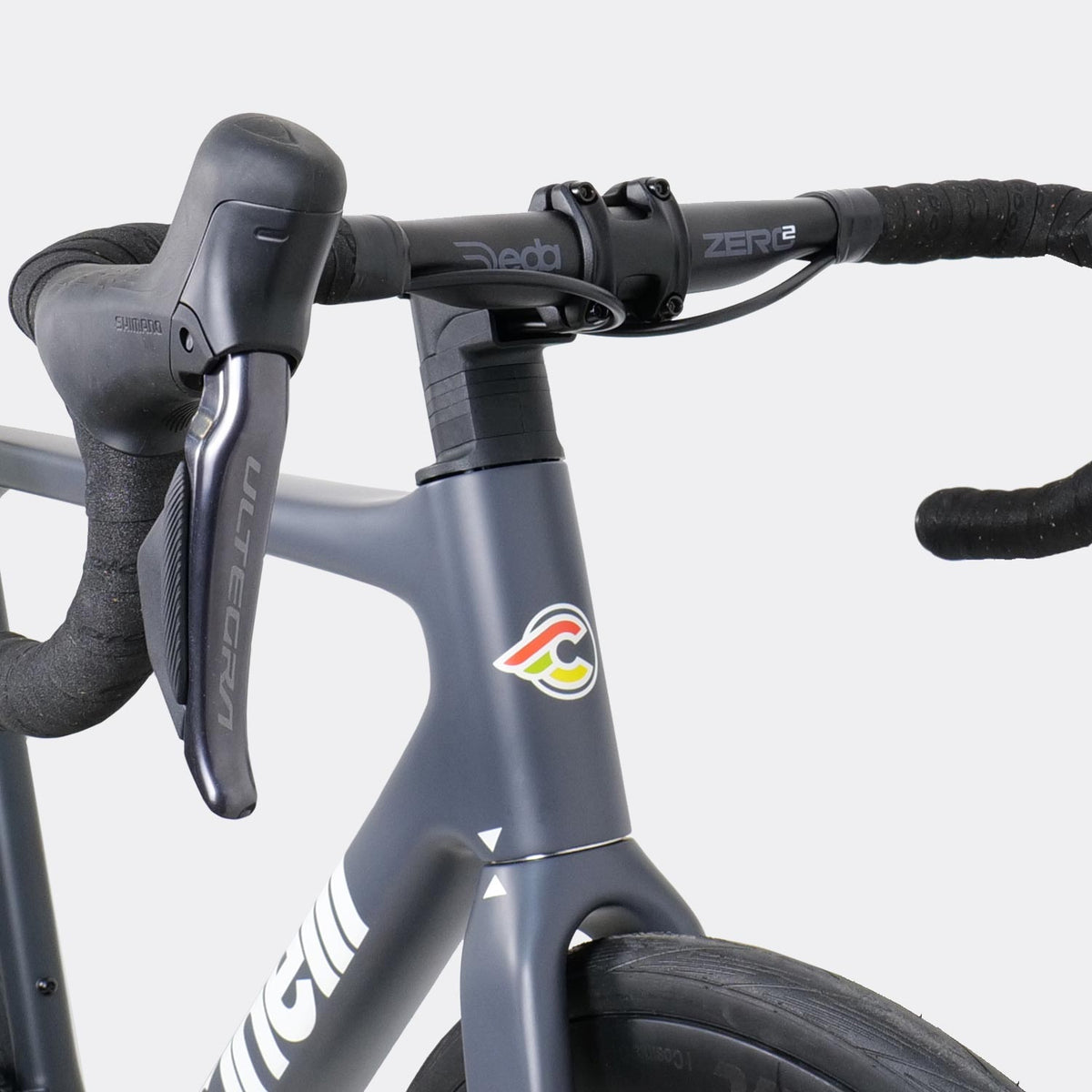 Cinelli Pressure ADR Ultegra Di2 Road Bike, Grey, view 5
