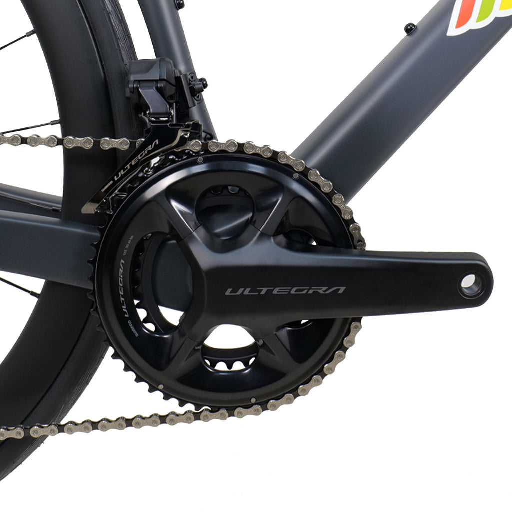 Cinelli Pressure ADR Ultegra Di2 Road Bike, Grey, view 8