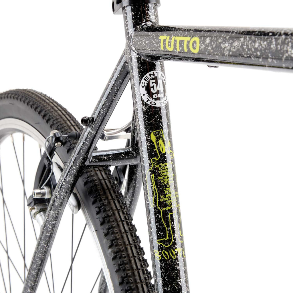 Cinelli Tutto Plus Single Speed Flat Bar Bike, Mutant Silver, view 4