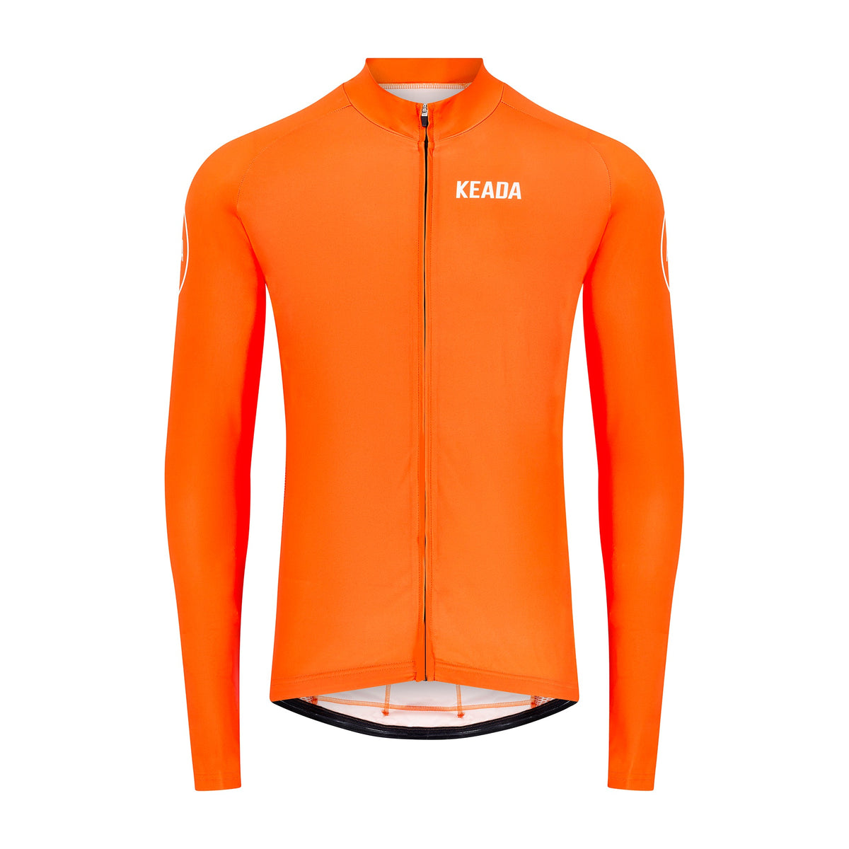 Keada Men's Essential Long Sleeved Cycling Jersey - Orange