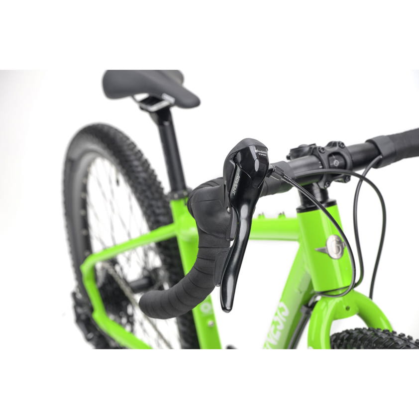 Drop bar cockpit and junior saddle on the Genesis CDA Junior