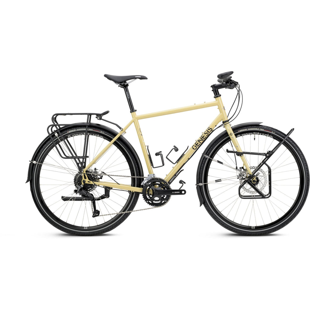 Genesis Tour de Fer 10 touring bike in Tan Halen, drive side view
