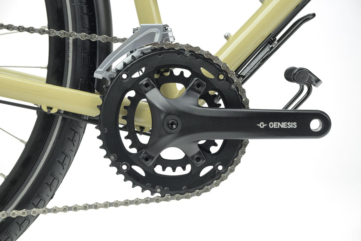 Shimano CUES 46/30T double chainset on the Genesis Tour de Fer 10