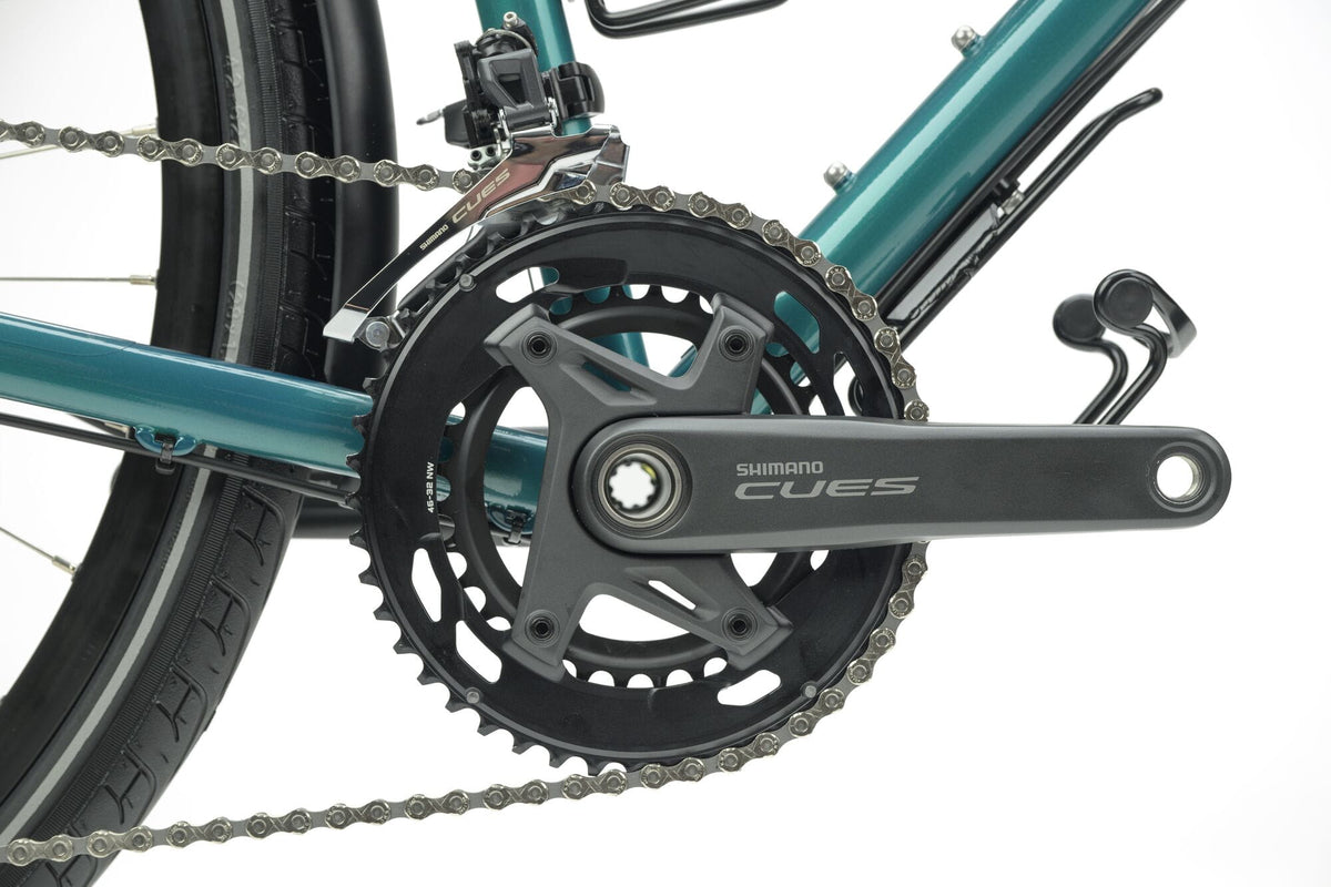 Shimano CUES 46/30T double chainset on the Genesis Tour de Fer 20