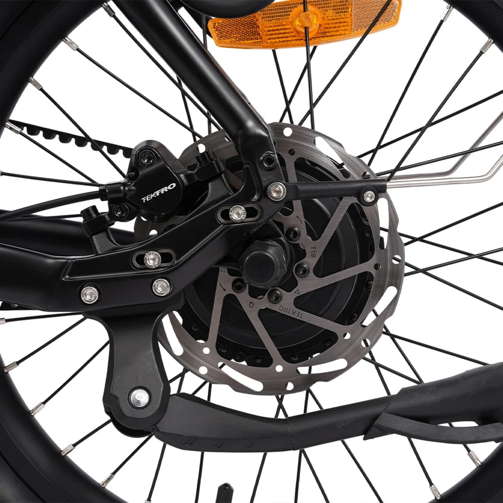 Hydraulic disc brake on the Hygge Herlev Auto 2026