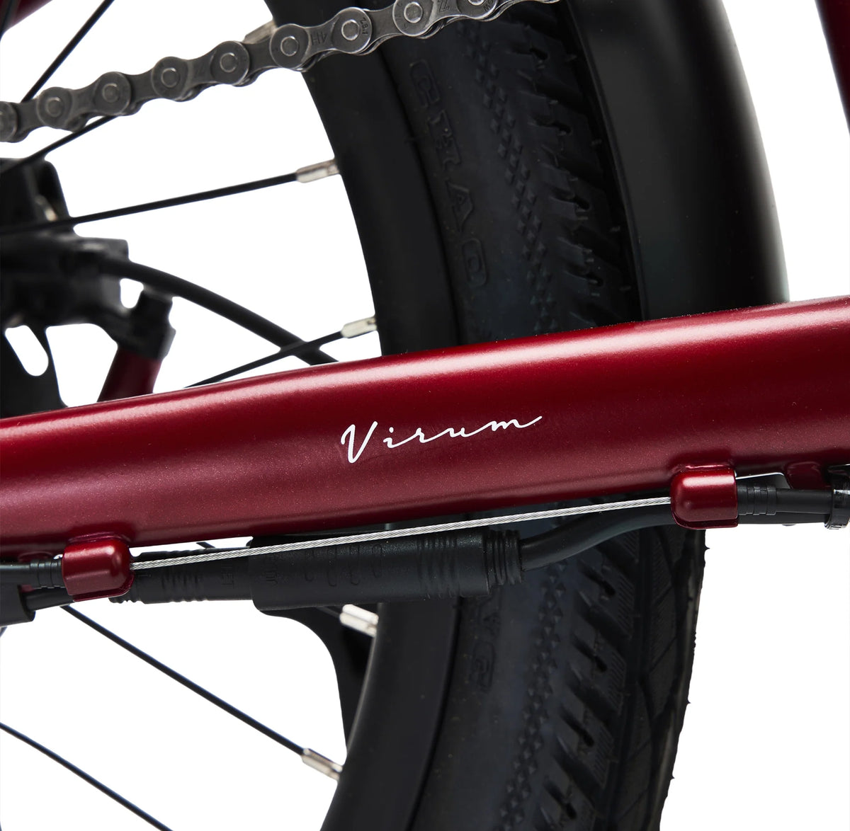 Aluminium folding frame of the Hygge Virum 2026 e-bike