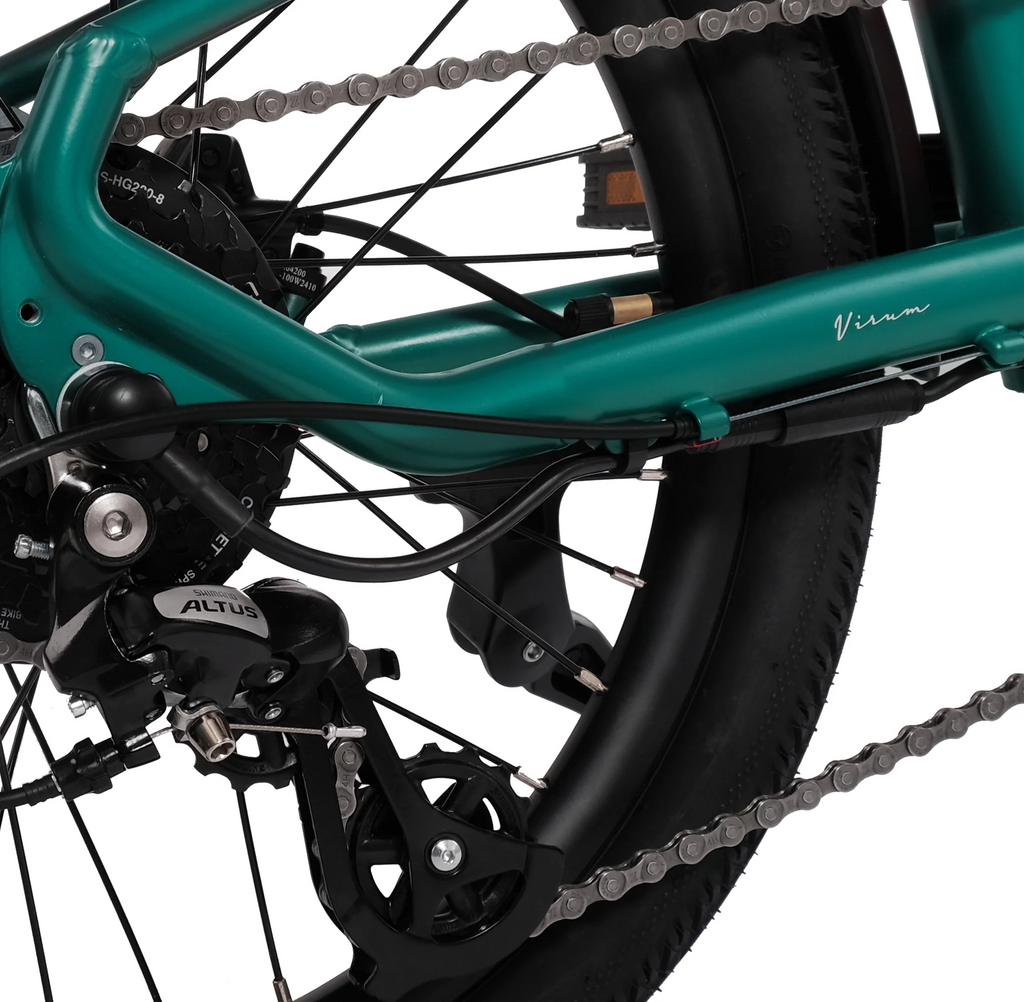 Shimano Altus 8 speed drivetrain on the Hygge Virum 2026