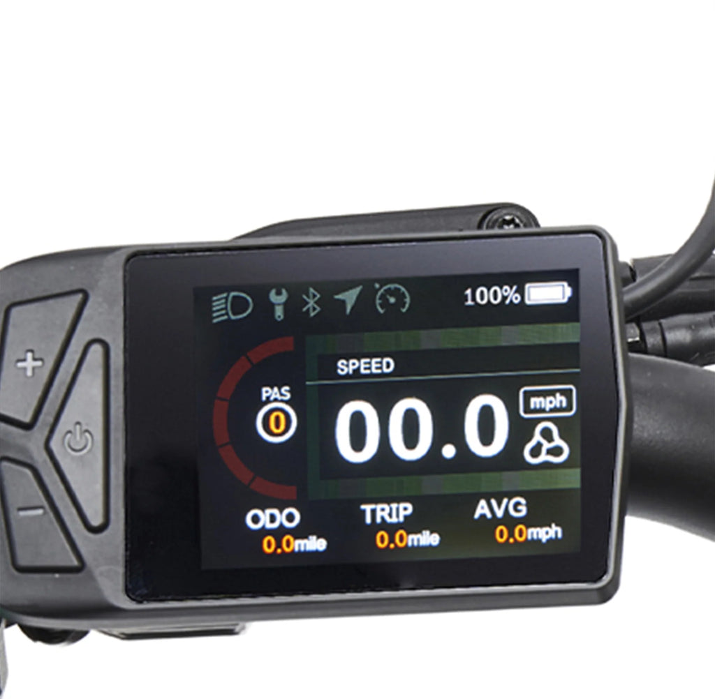 LCD display on the Hygge Virum Step 2026 folding e-bike