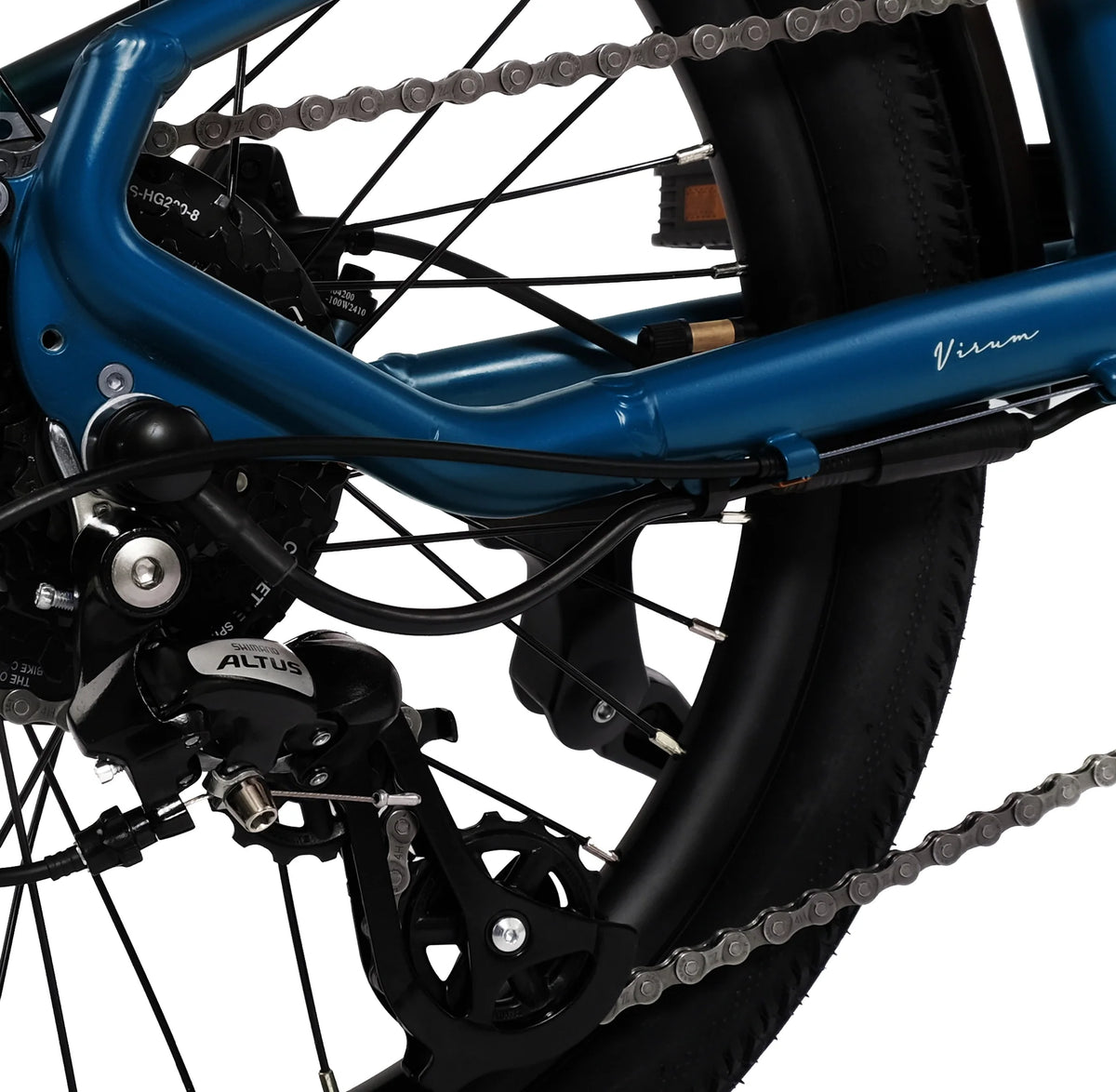 Shimano 8 speed drivetrain on the Hygge Virum Step 2026