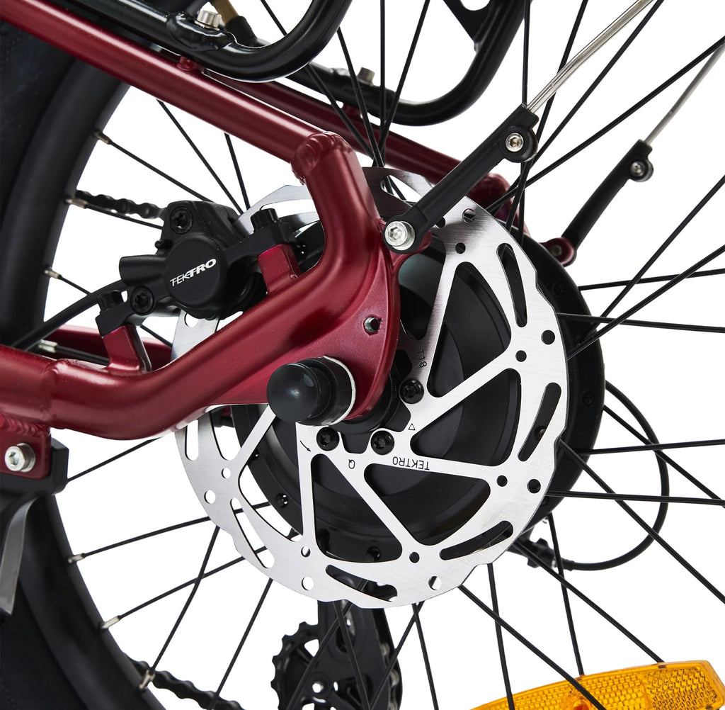 Tektro hydraulic disc brake on the Hygge Virum 2026