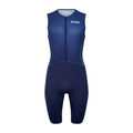 Keada Essential Trisuit - Men's Sleeveless Trisuit Navy, official product photo, available at Aztecs Bikes in East London