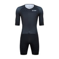 Keada Essential Trisuit - Women's Sleeved Trisuit Black, official product photo, available at Aztecs Bikes in East London