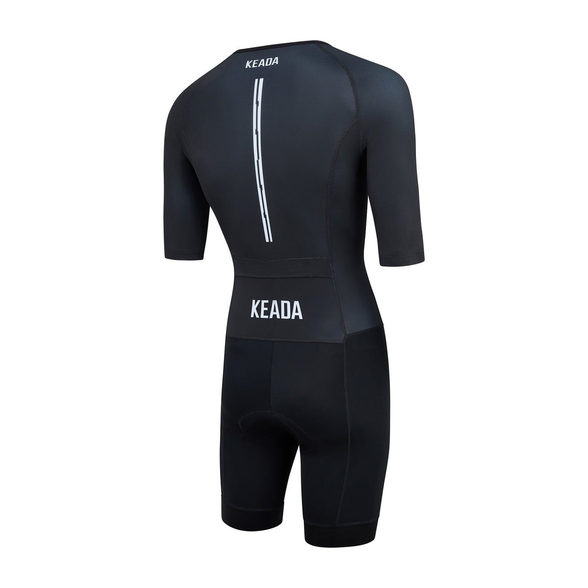 Keada Essential Trisuit - Women's Sleeved Trisuit Black, alternative view 2, available at Aztecs Bikes in East London