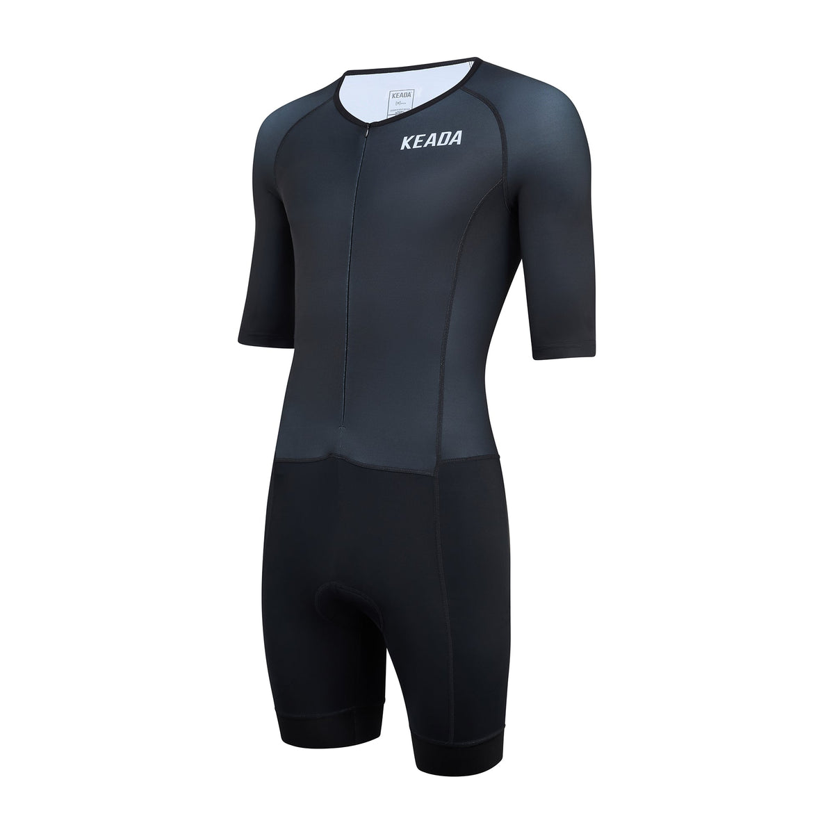 Keada Essential Trisuit - Women's Sleeved Trisuit Black, alternative view 3, available at Aztecs Bikes in East London