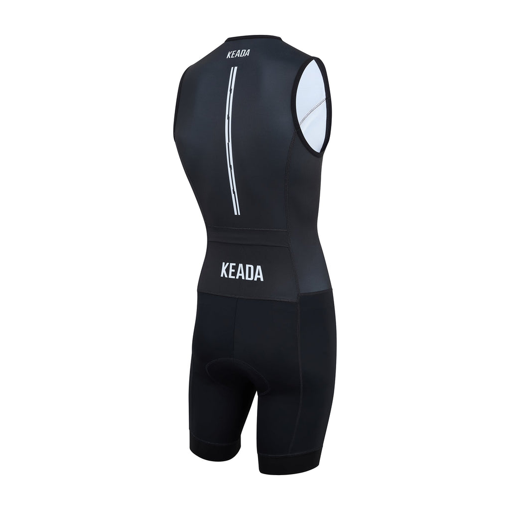 Keada Essential Trisuit - Women's Sleeveless Trisuit Black, alternative view 2, available at Aztecs Bikes in East London