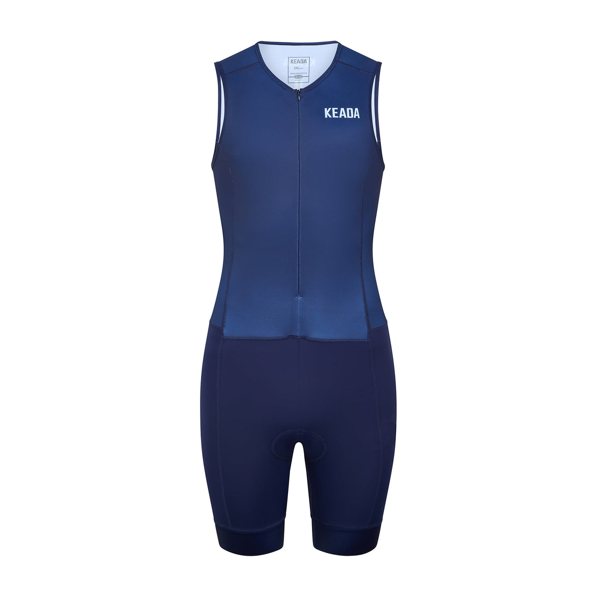 Keada Essential Trisuit - Women's Sleeveless Trisuit Navy, official product photo, available at Aztecs Bikes in East London