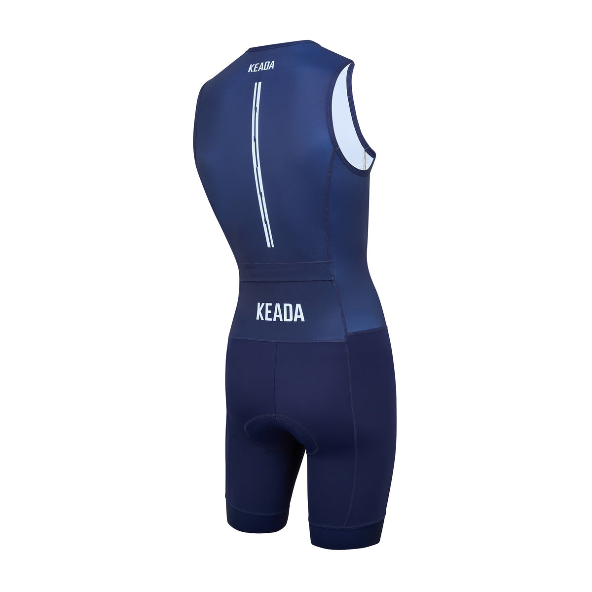 Keada Essential Trisuit - Women's Sleeveless Trisuit Navy, alternative view 2, available at Aztecs Bikes in East London