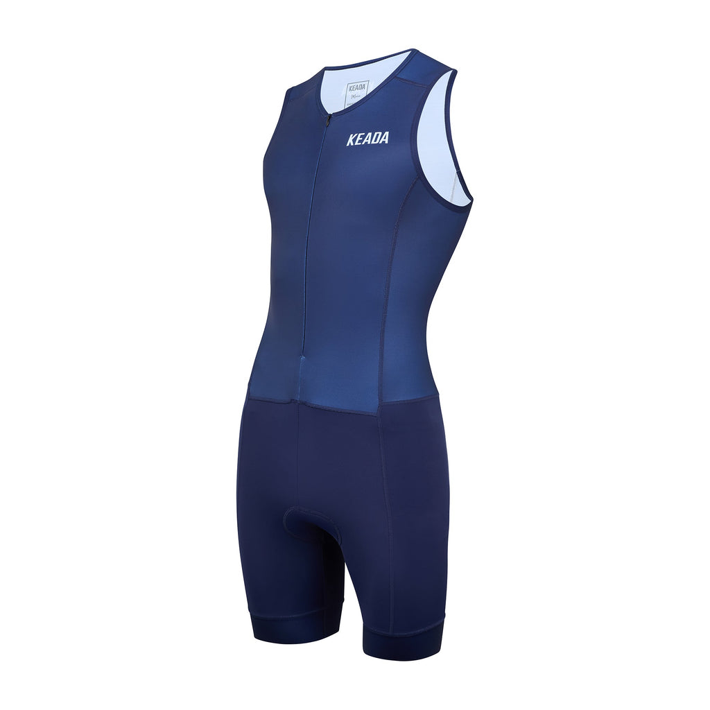 Keada Essential Trisuit - Women's Sleeveless Trisuit Navy, alternative view 3, available at Aztecs Bikes in East London