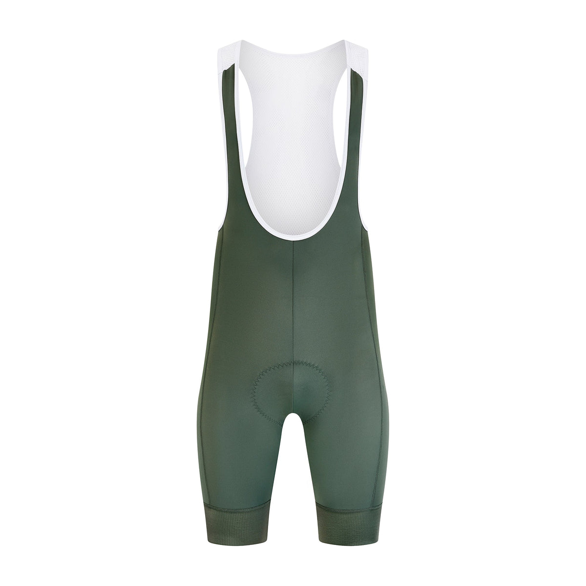 Keada Men's Essential Bib Shorts - Olive, official product photo, available at Aztecs Bikes in East London