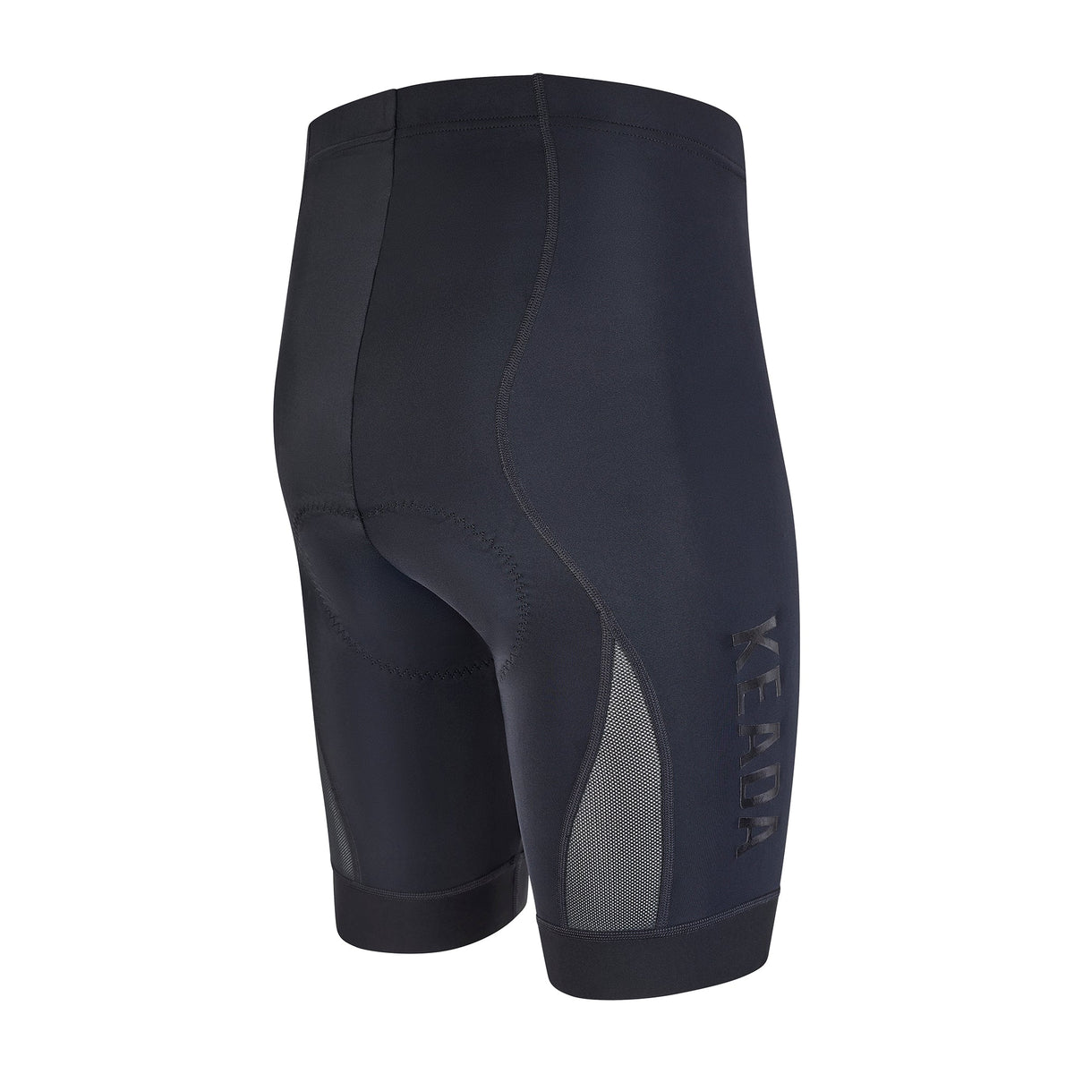 Keada Men's Essential Cycling Shorts - Black, alternative view 4, available at Aztecs Bikes in East London