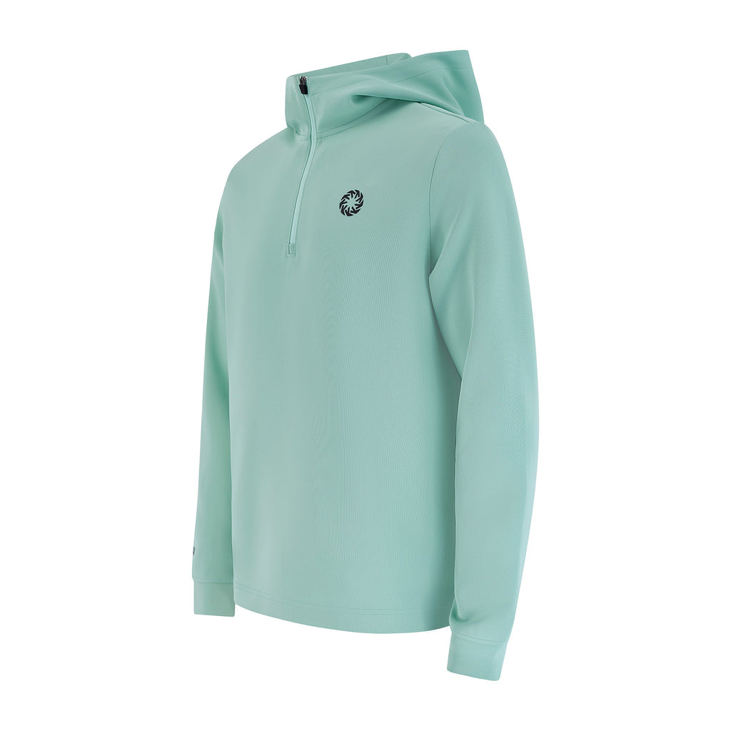 Keada Men's Essential Hoodie - Mint, alternative view 2, available at Aztecs Bikes in East London