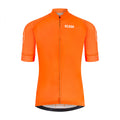 Keada Men's Essential Short Sleeved Cycling Jersey - Orange, official product photo, available at Aztecs Bikes in East London