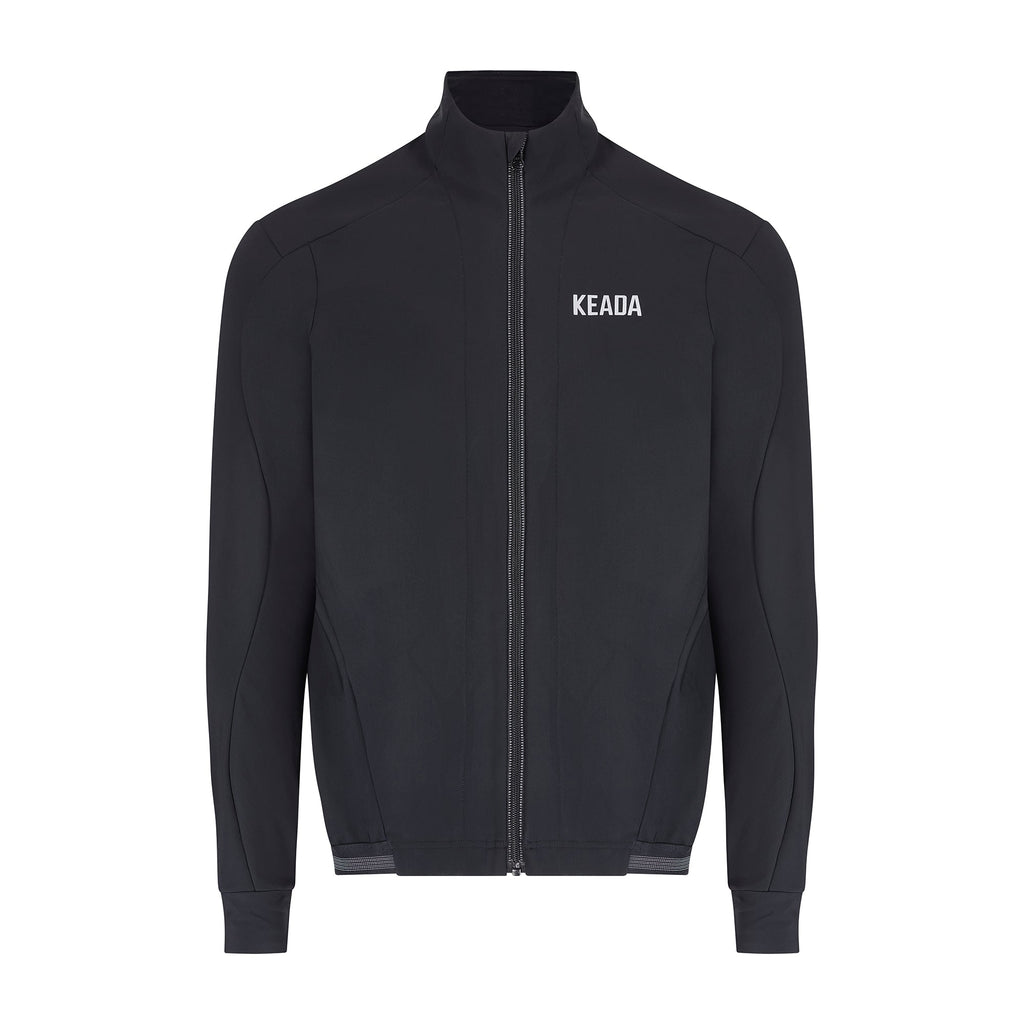 Keada Men's Storm Jacket - Black, official product photo, available at Aztecs Bikes in East London