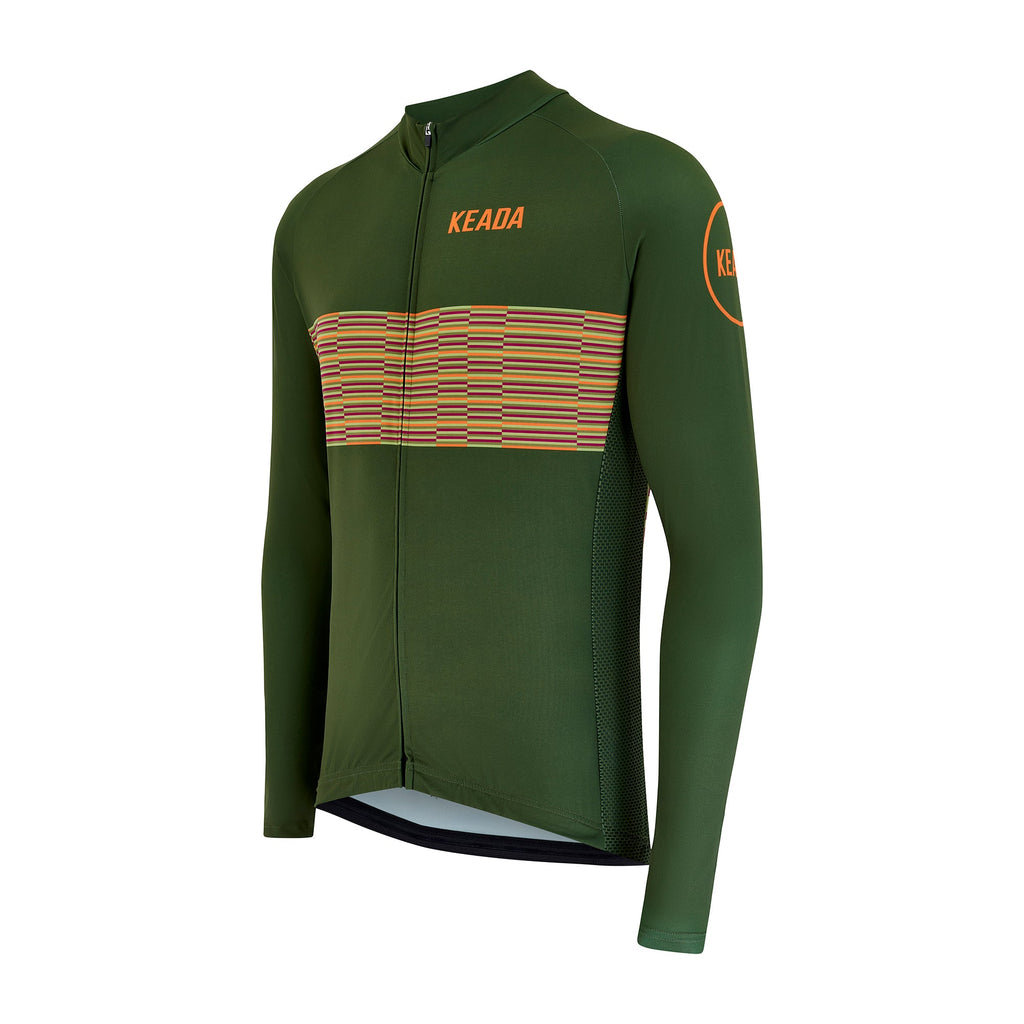 Keada Onwards One - Men's Long Sleeved Jersey, alternative view 2, available at Aztecs Bikes in East London