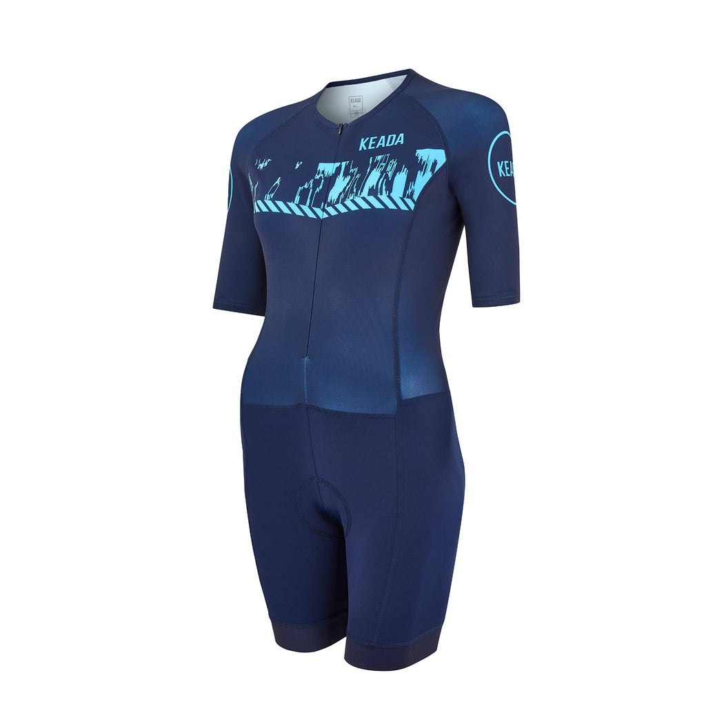 Keada Signal Four - Women's Sleeved Trisuit, alternative view 2, available at Aztecs Bikes in East London