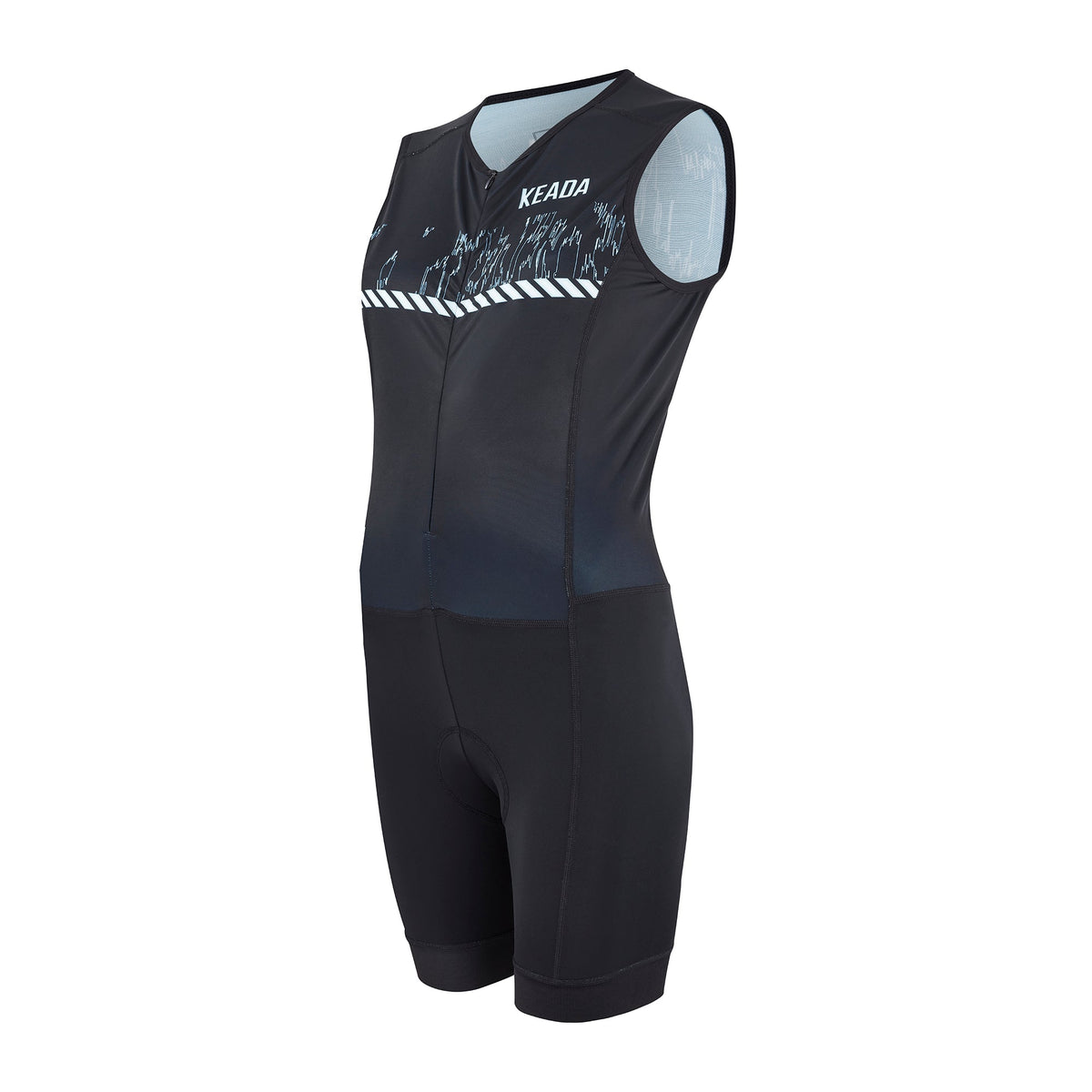 Keada Signal One - Women's Sleeveless Trisuit, alternative view 2, available at Aztecs Bikes in East London
