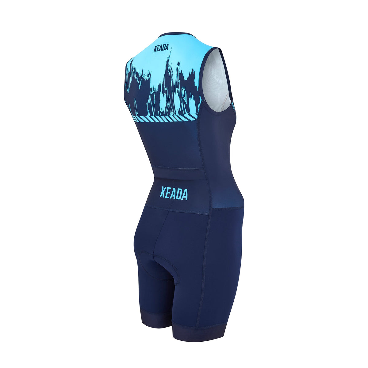 Keada Signal Three - Women's Sleeveless Trisuit, alternative view 2, available at Aztecs Bikes in East London