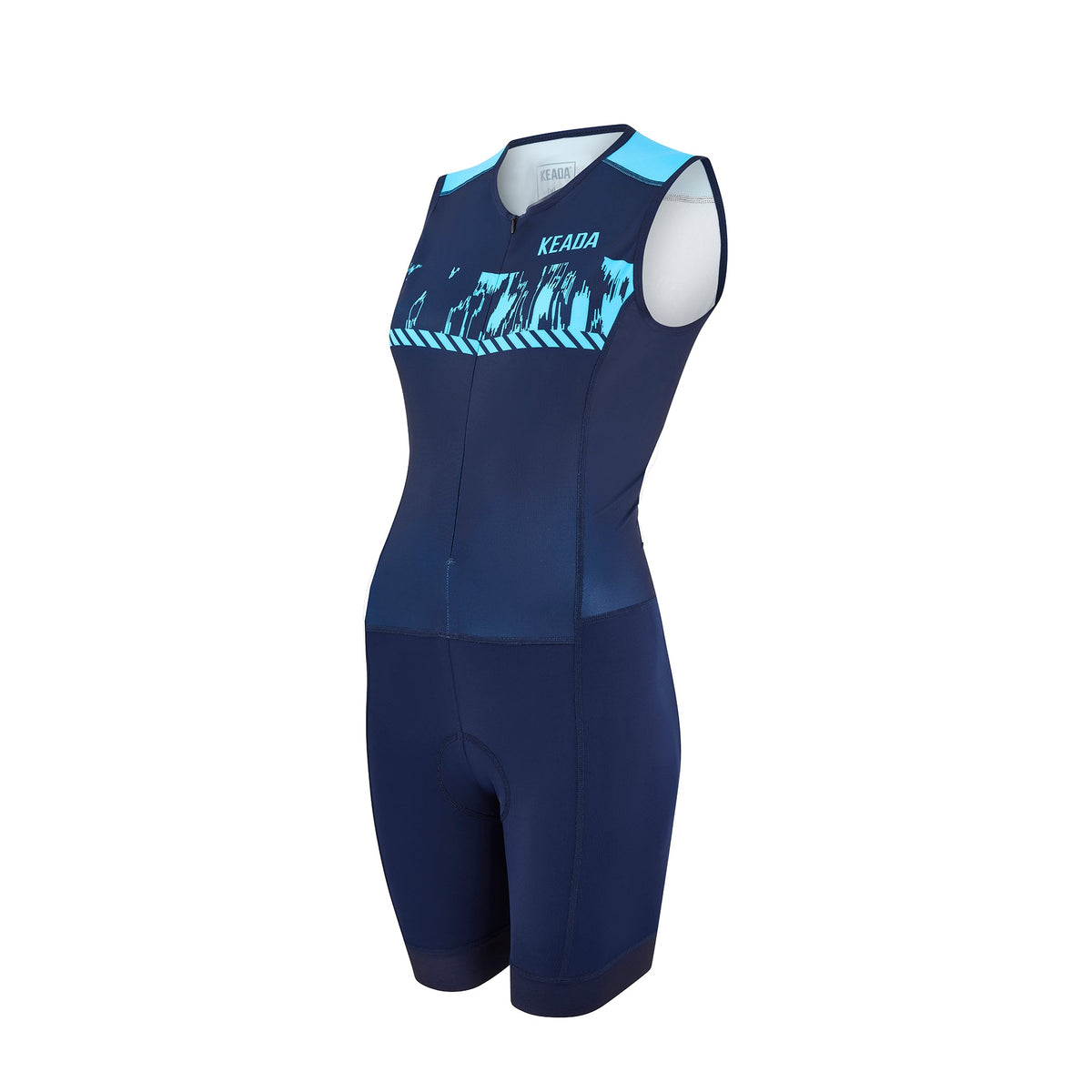Keada Signal Three - Women's Sleeveless Trisuit, alternative view 3, available at Aztecs Bikes in East London