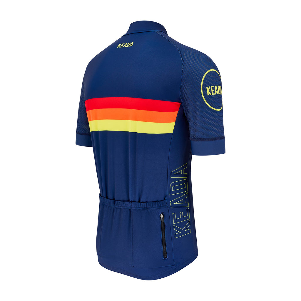 Keada Sunrise - Men's Short Sleeved Jersey, alternative view 3, available at Aztecs Bikes in East London