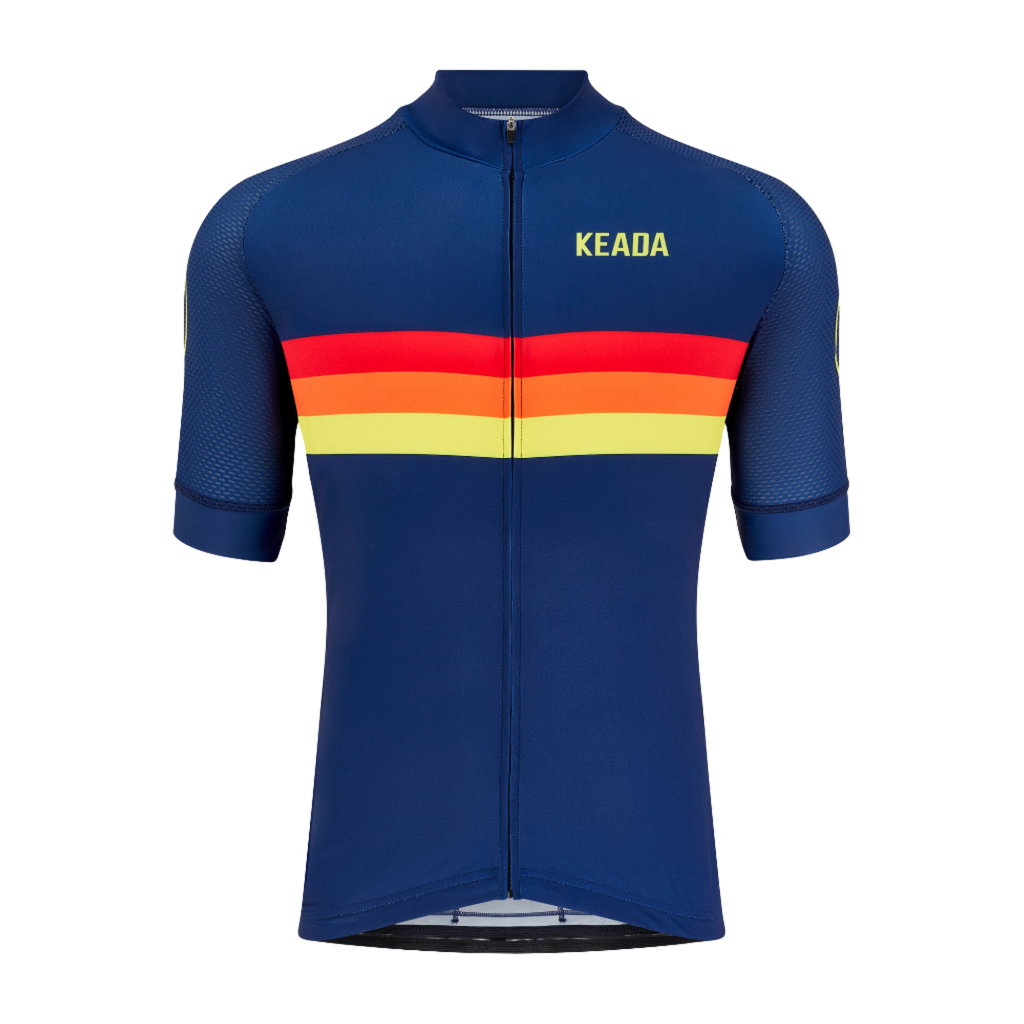 Keada Sunrise - Men's Short Sleeved Jersey, alternative view 4, available at Aztecs Bikes in East London