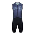 Keada Systematic Four Trisuit - Men's Sleeveless Trisuit Green, official product photo, available at Aztecs Bikes in East London
